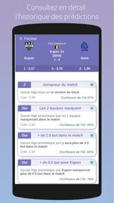 SoccerAlgo android App screenshot 1