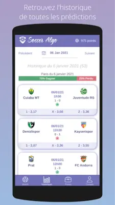 SoccerAlgo android App screenshot 2